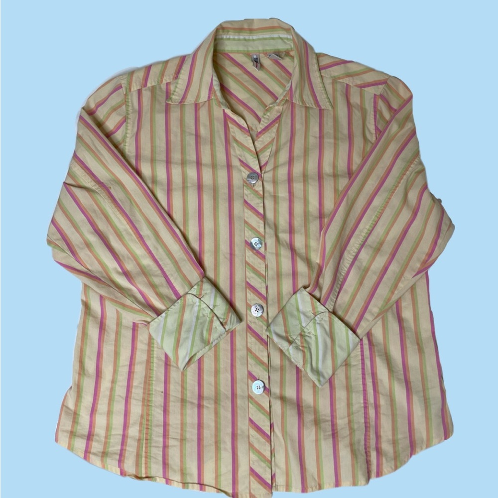 💛Candy striped shirt💛